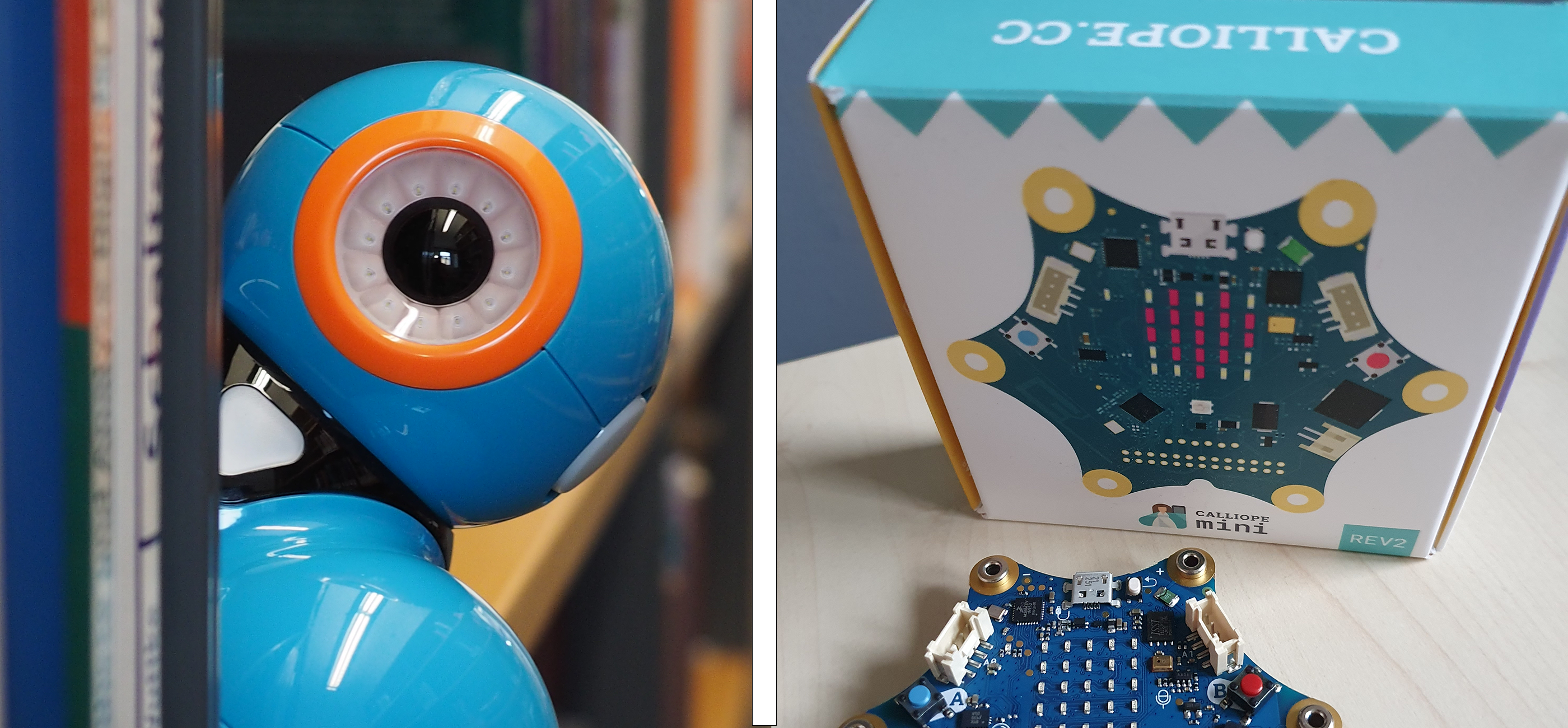 Dash und Calliope – Roboter und mini-Computer mit vielen Möglichkeiten