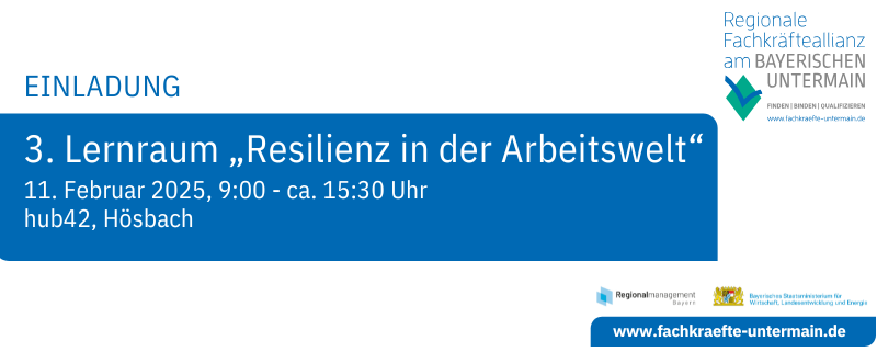 3. Lernraum "Resilienz in der Arbeitswelt" - let´s talk Fehlerkultur